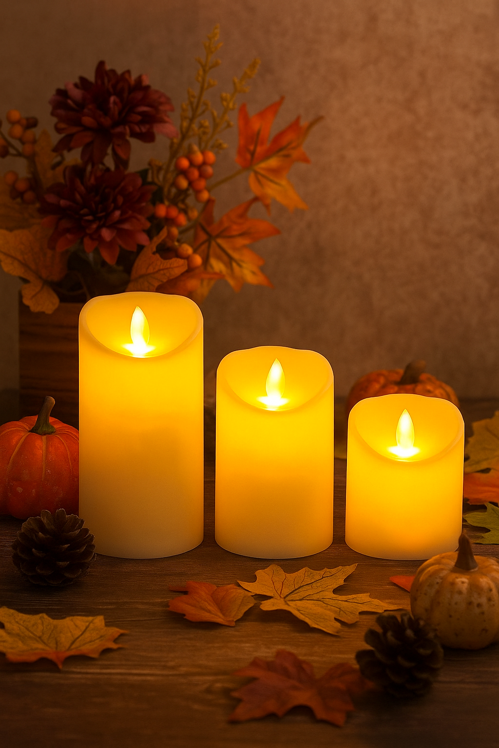 Oplaadbare Kaarsen | Set van 3