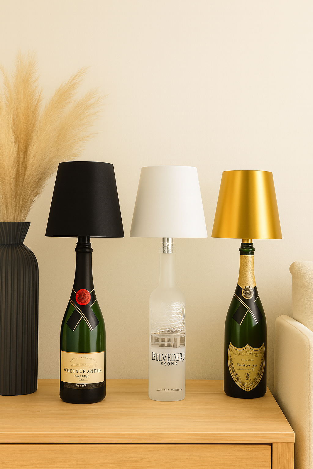 Livideco LED fleslamp – oplaadbaar met touchbediening