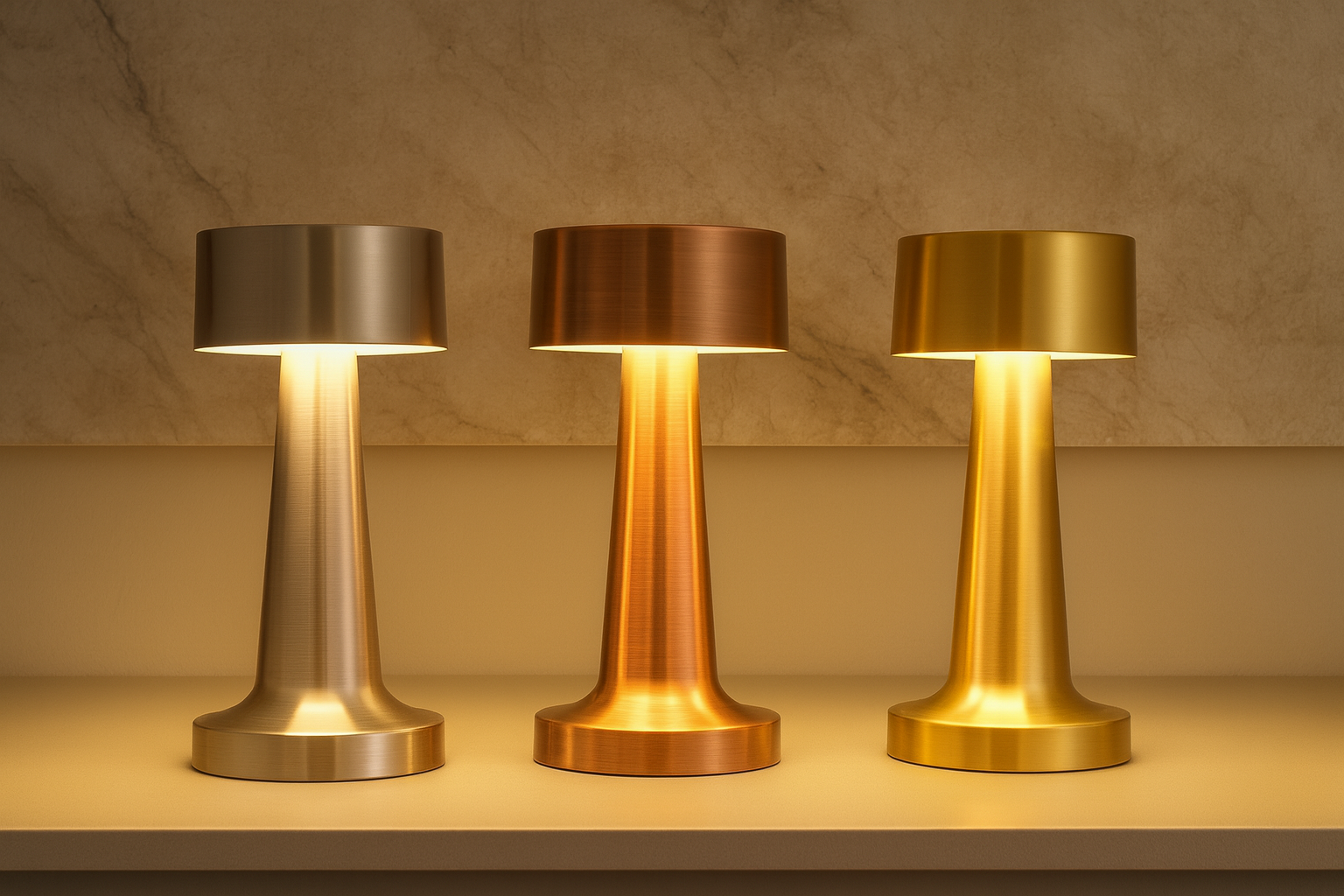 Livideco Aura tafellamp – 21 × 9 cm, USB-C