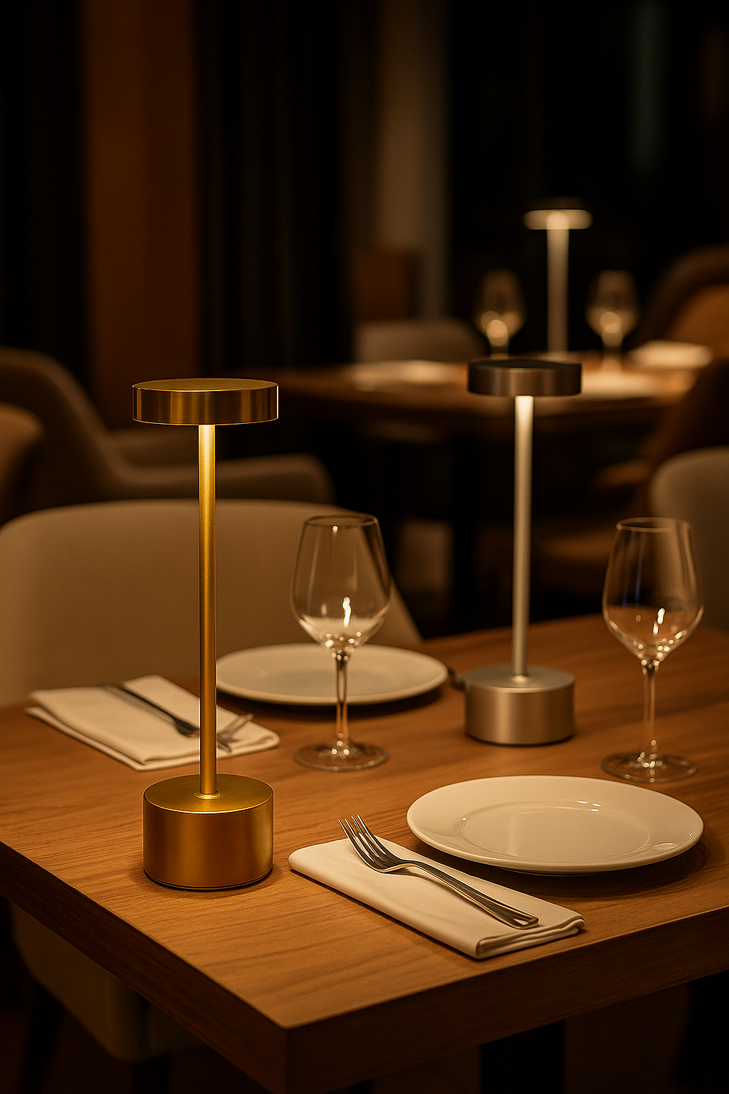 Livideco Linea tafellamp – 34 × 8 cm, USB-C, metaal & acryl (5 kleuren)