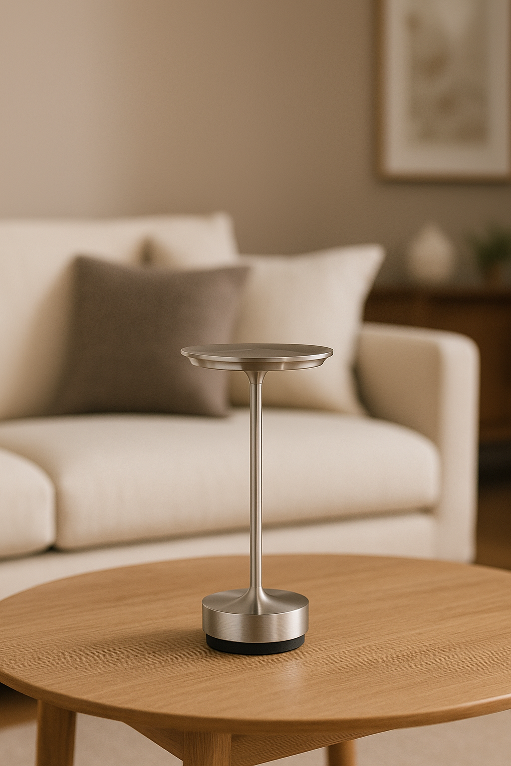 Livideco moderne tafellamp – metaal & acryl, USB-C, 28,5 × 13 cm (4 kleuren)