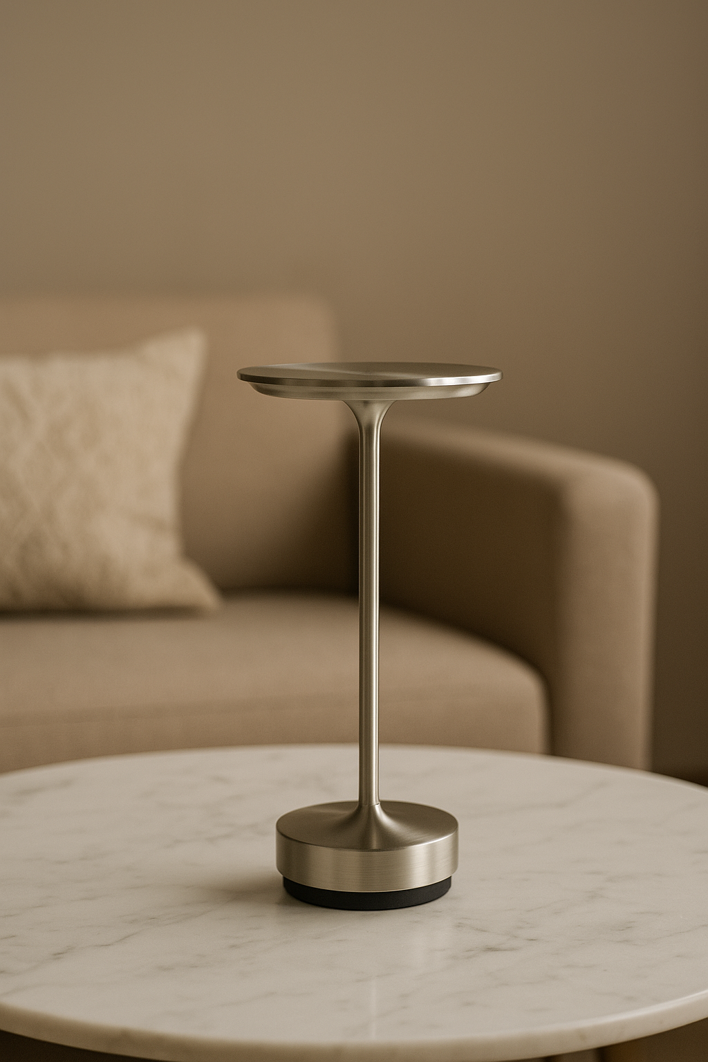 Livideco moderne tafellamp – metaal & acryl, USB-C, 28,5 × 13 cm (4 kleuren)