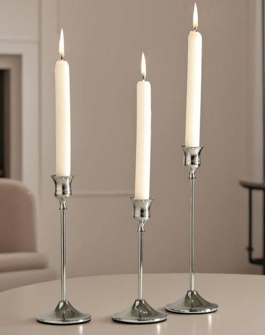 Kandelaar – 3 kleuren – 16x7 / 19x7 / 22x7 cm (kaarsenhouder)