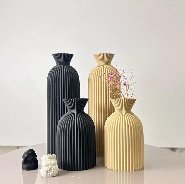 Japandi en minimalistisch stijl duo vaas set van Livideco