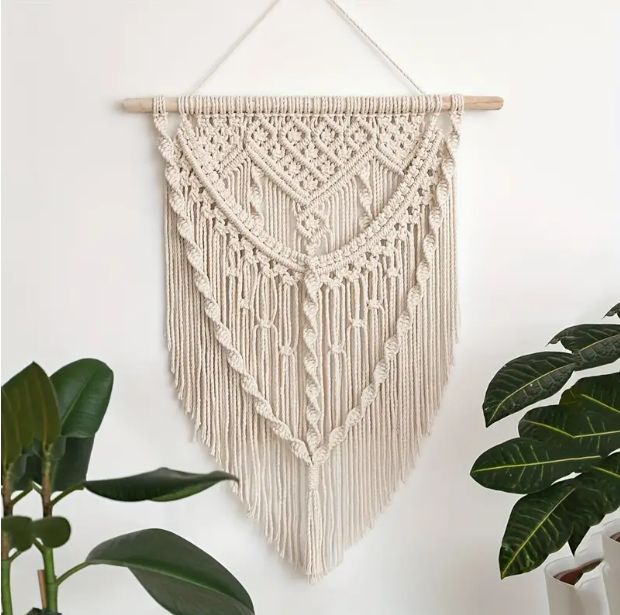 Handcrafted macramé wall decor for Scandinavian and minimalist interiors