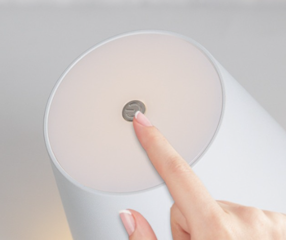 Livideco Retro Tafellamp USB-C oplaadbaar dimbaar 28x10 cm