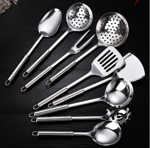 9-delige Roestvrijstalen Keukenset – Duurzaam & Stijlvol