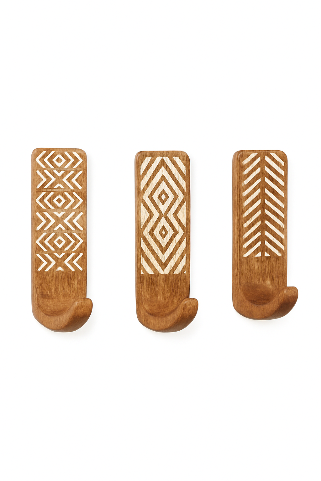 Minimalistische wandhaken voor Japandi en Scandinavische interieur