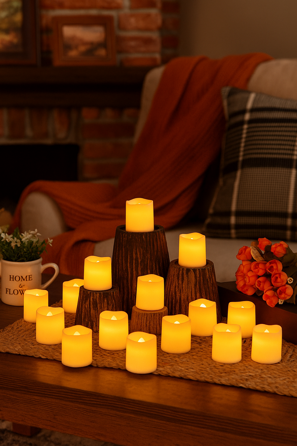 Elektrische Kaarsen | Set van 24