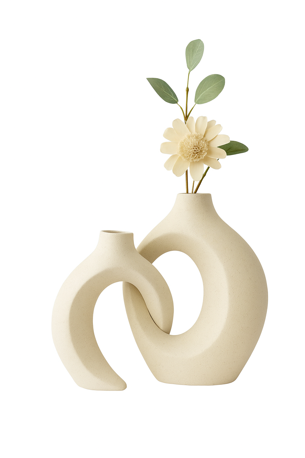 Dubbele vaas 22 × 17 cm – hoogwaardig kunststof