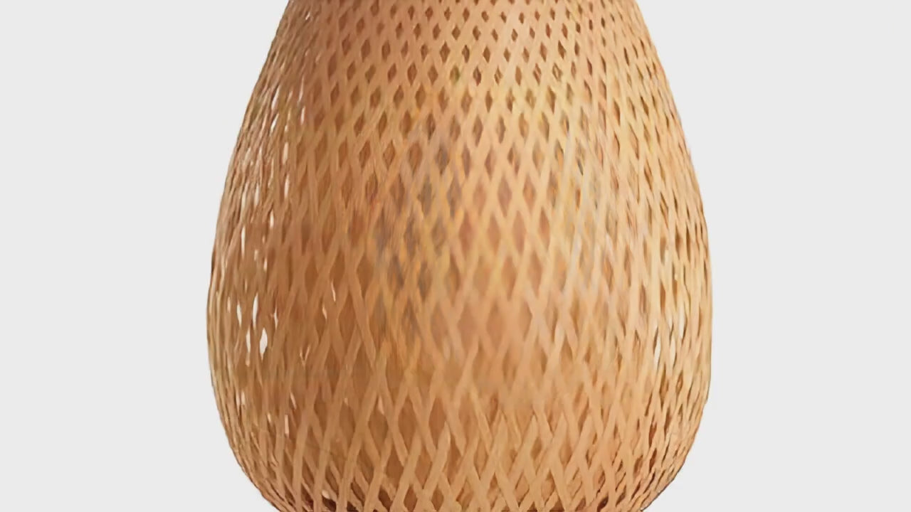 Bamboelamp USB-C – 23 × 15 cm